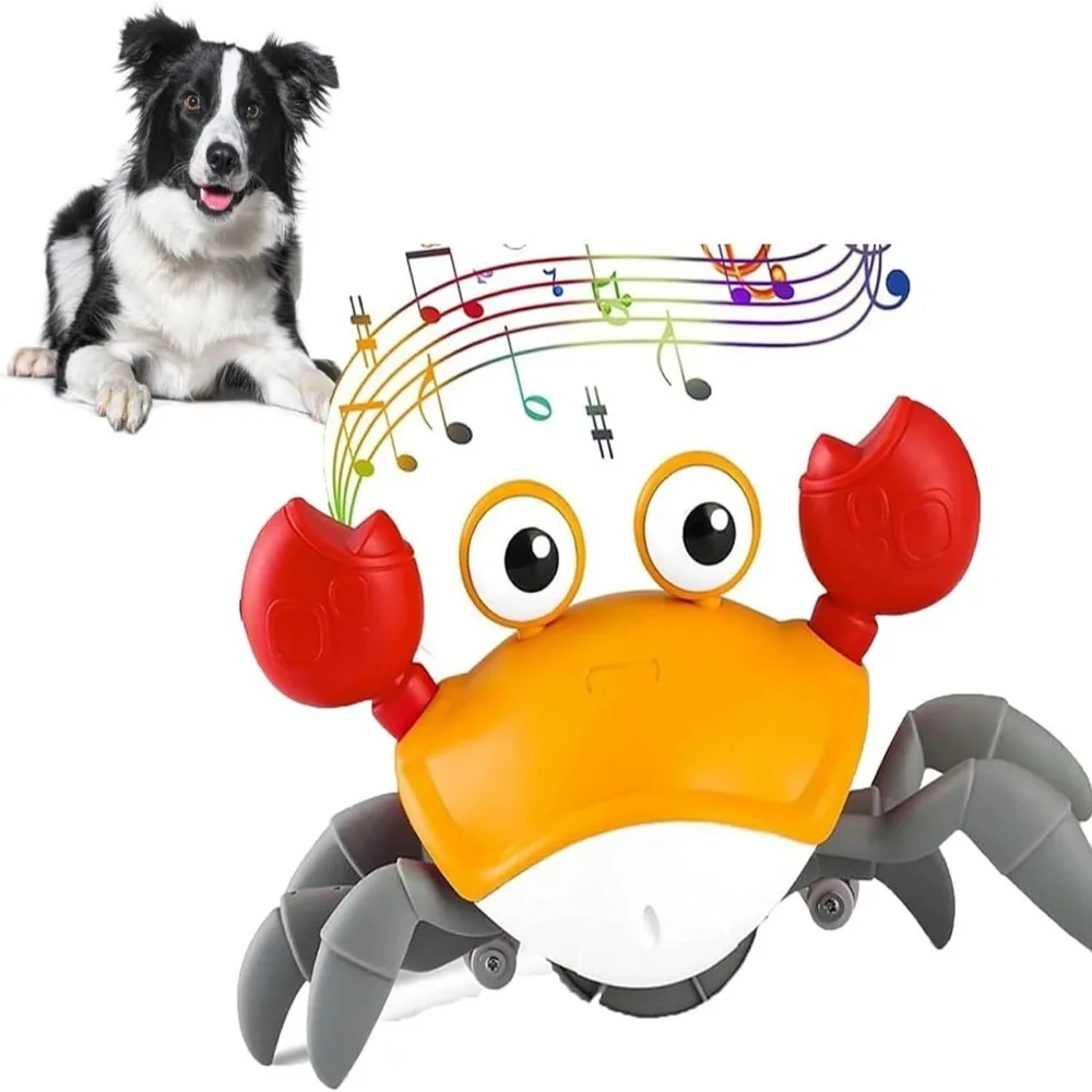 Engaging Interactive Dancing Crab Dog Toy with Musical Sounds - Entertaining and Stimulating Pet Toy for Dogs and Cats - Keeps Y - Image 2